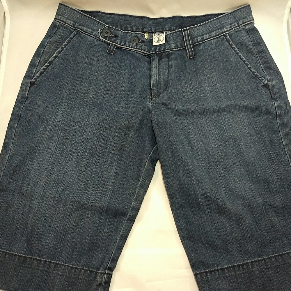 Lucky Brand Womens Blue Dungarees Jean Shorts 29